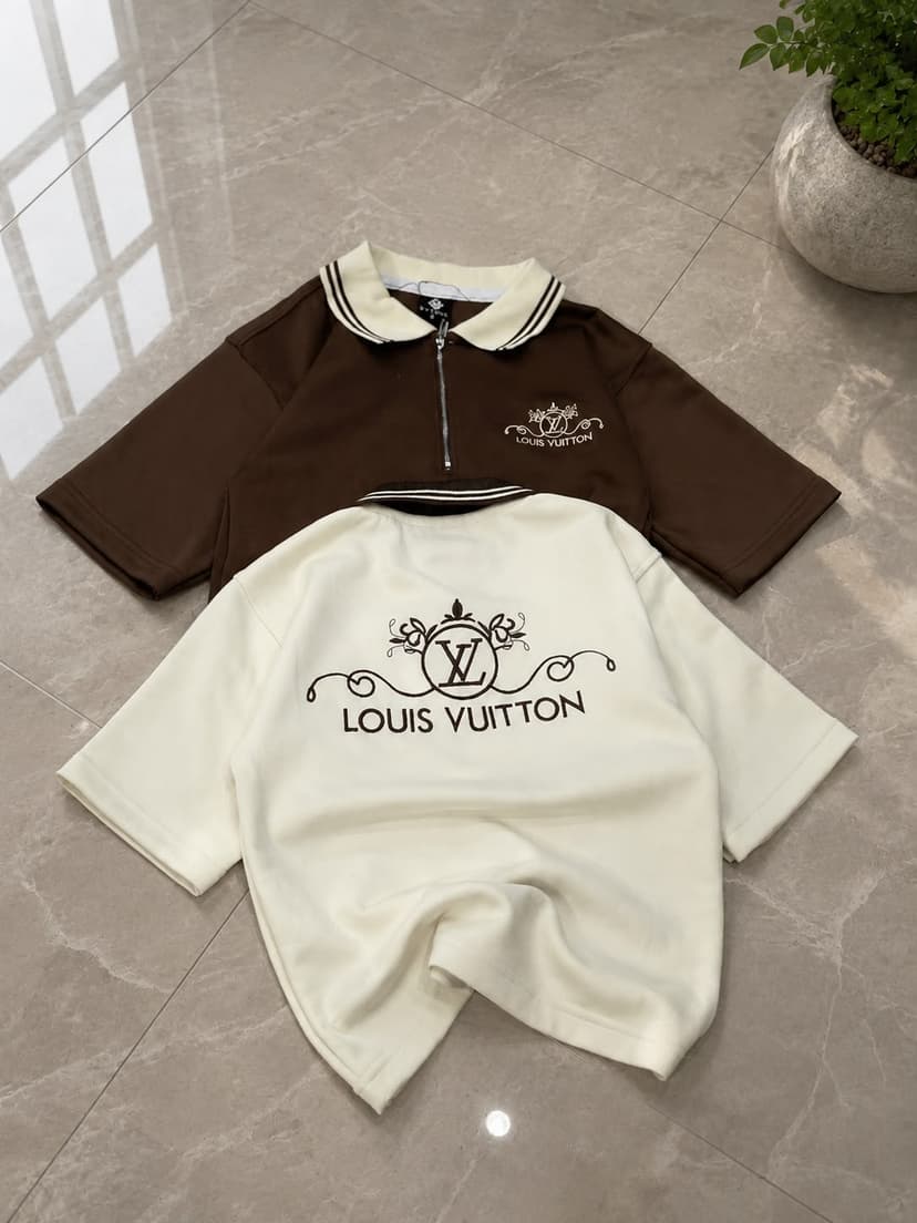 Boys' Vintage Crest Quarter-Zip Polo